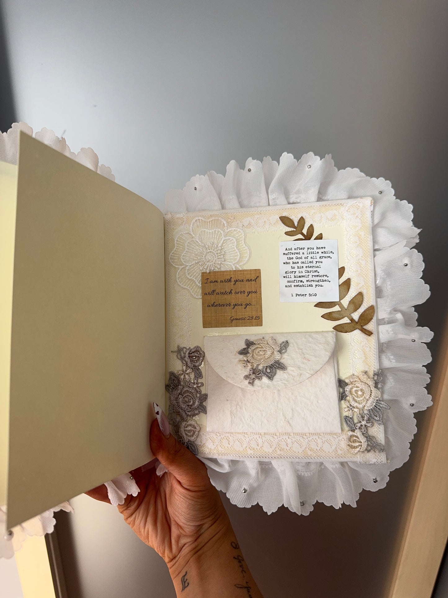 GOLDEN BLOOM CUSTOM STUDY BIBLE