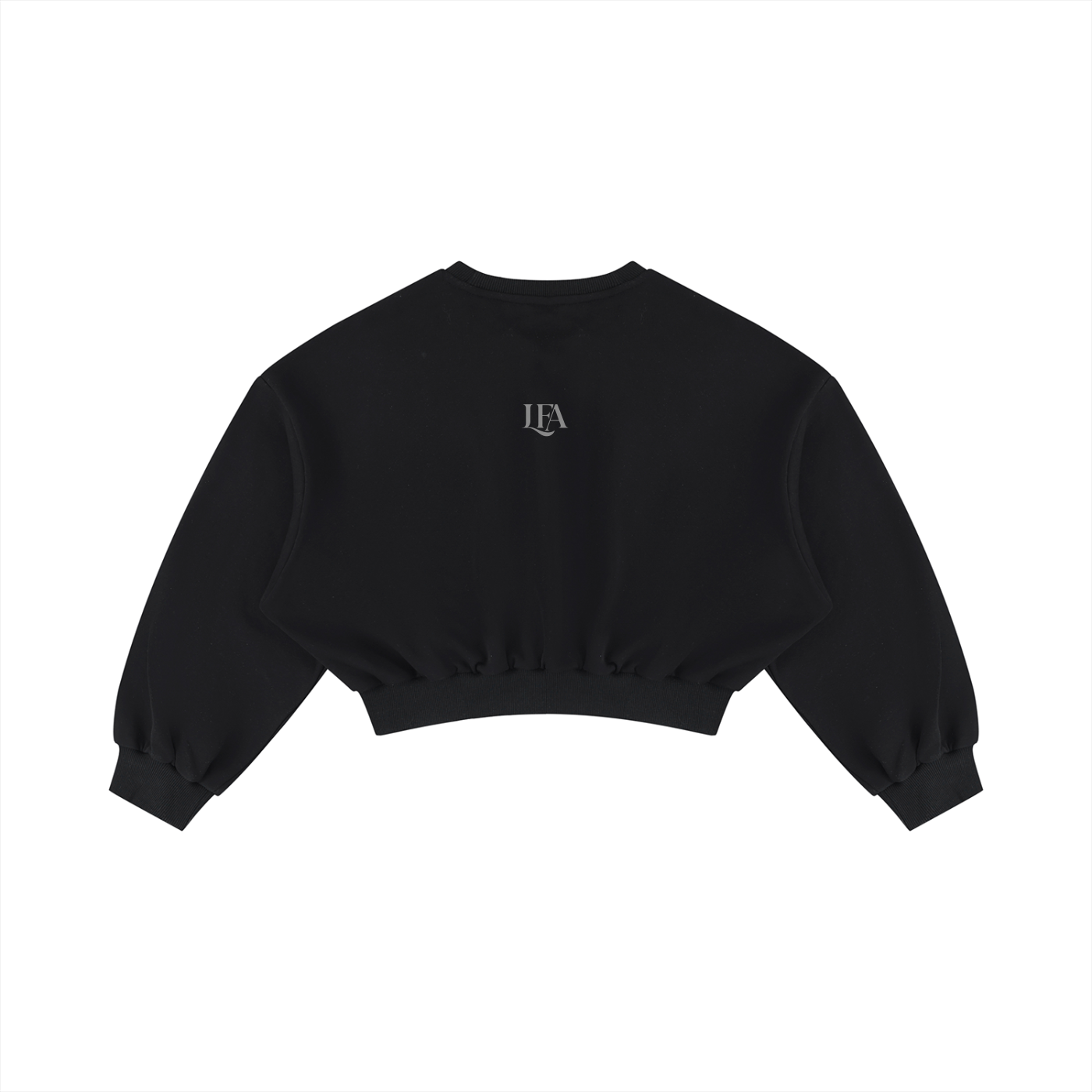 "LFA WINGS" Women's Boxy Cropped Crewneck Sweatshirt