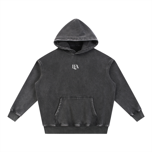 "HE IS RISEN" Snow Wash Fleece Oversize Hoodie