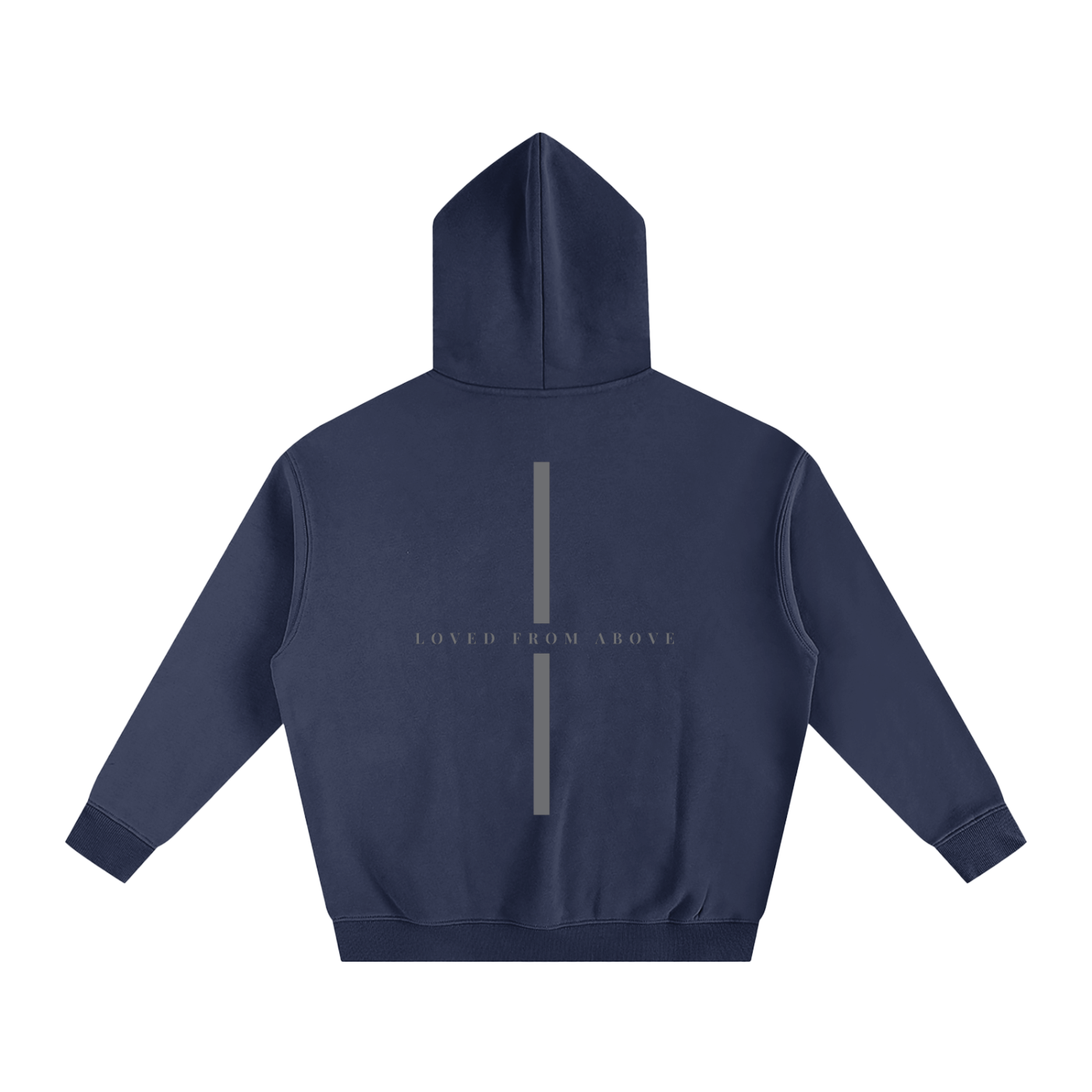 "LFA CROSS BACK" Oversize Fleeced Hoodie