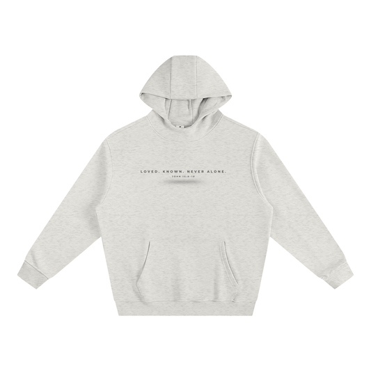 "JOHN 15:9-10" Fleeced High Neck Hoodie