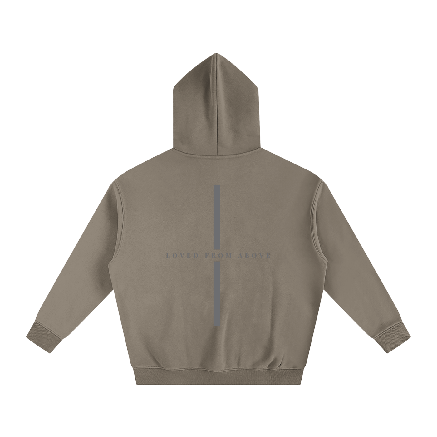 "LFA CROSS BACK" Oversize Fleeced Hoodie