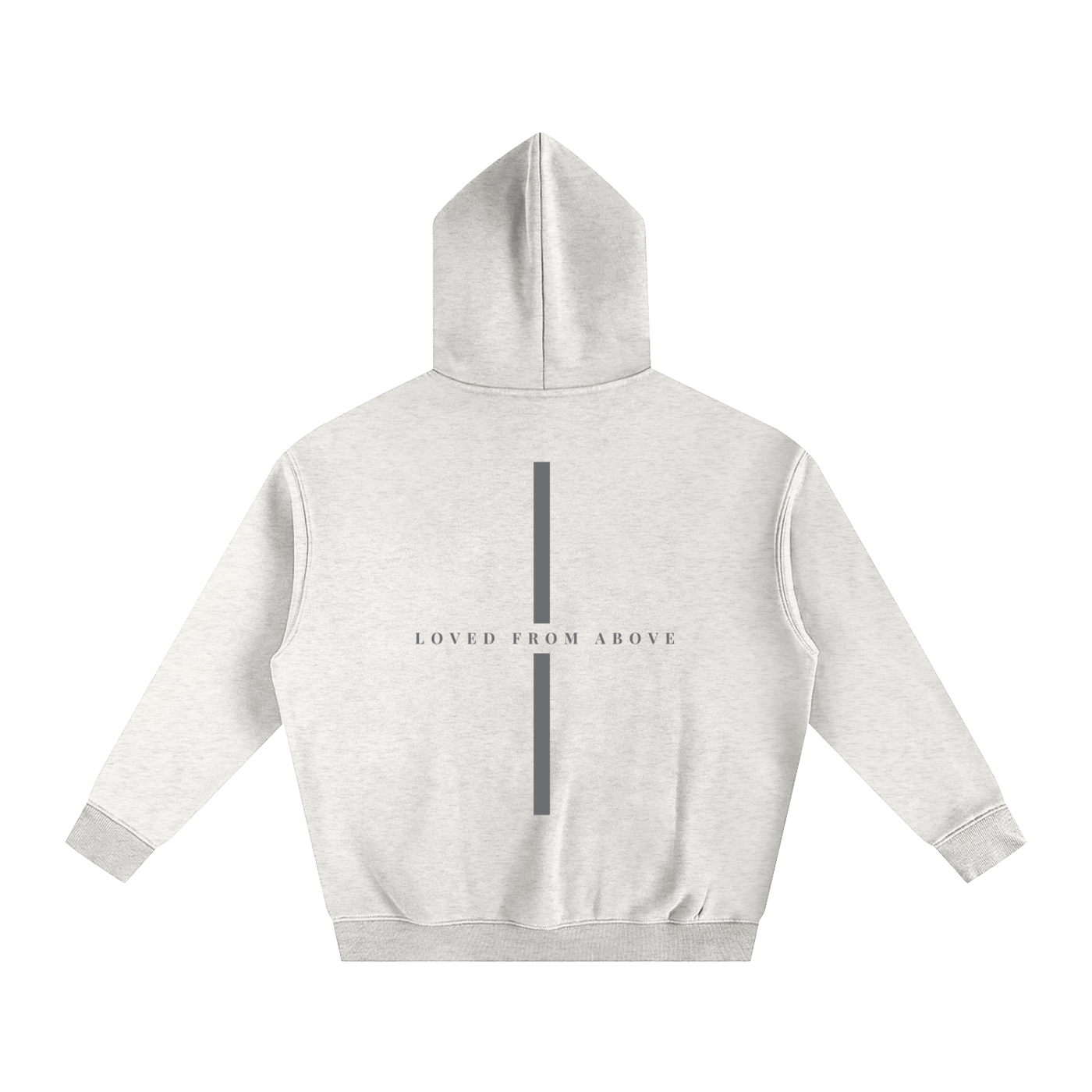 "LFA CROSS BACK" Oversize Fleeced Hoodie