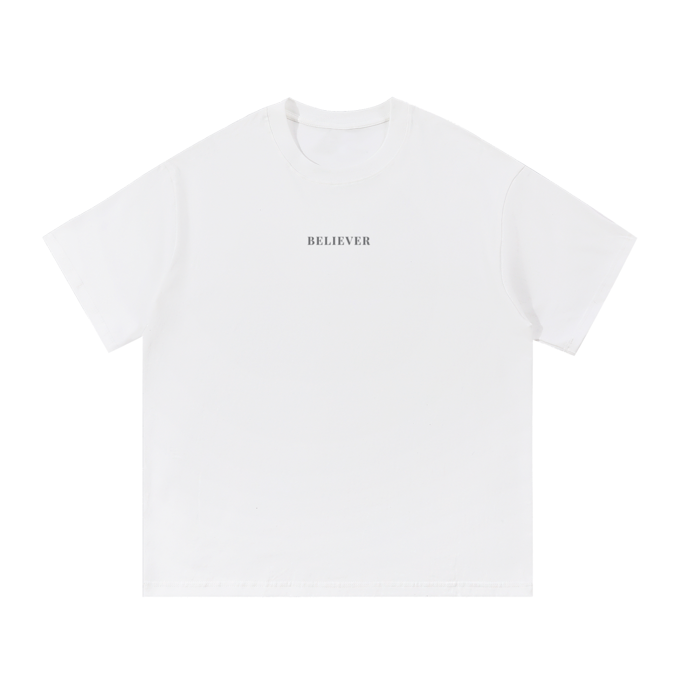 "BELIEVER" Essential Cotton T-Shirt