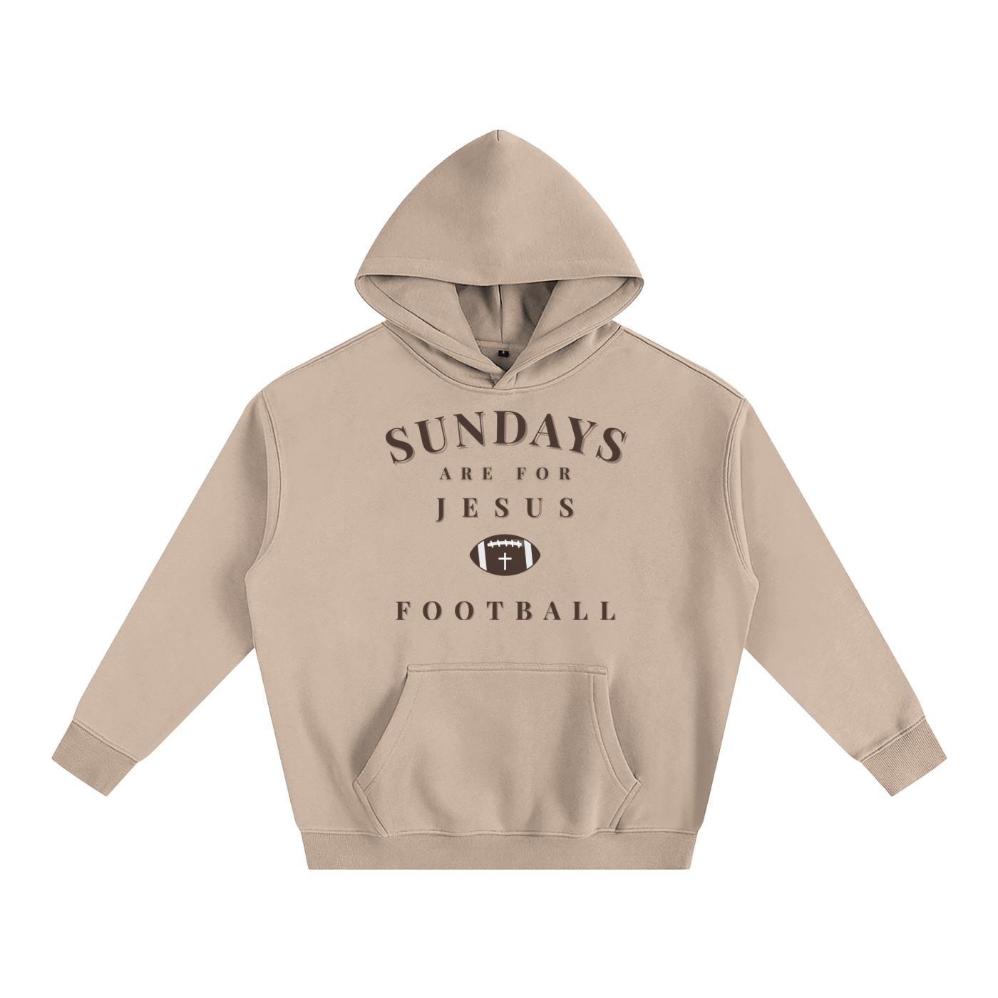 "SUNDAYS" Oversize Fleeced Hoodie