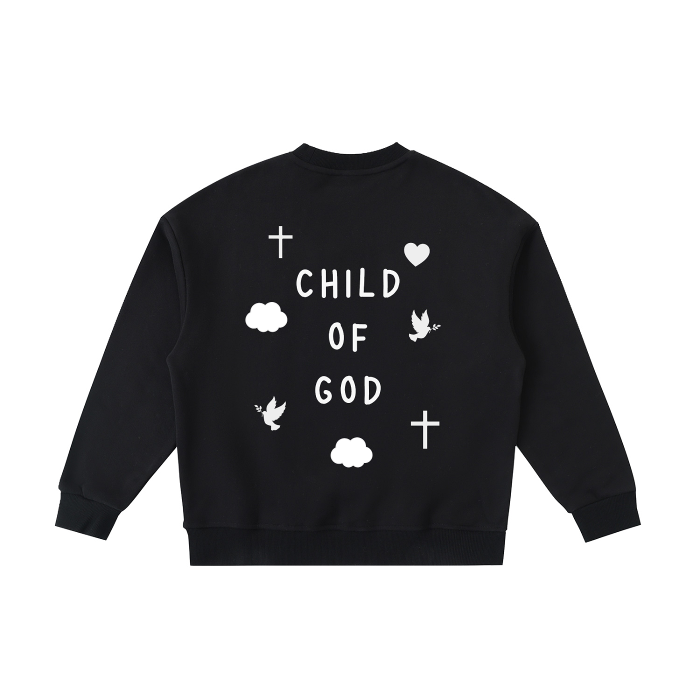 "CHILD OF GOD" Essential Fleece Kids' Crewneck Sweatshirt