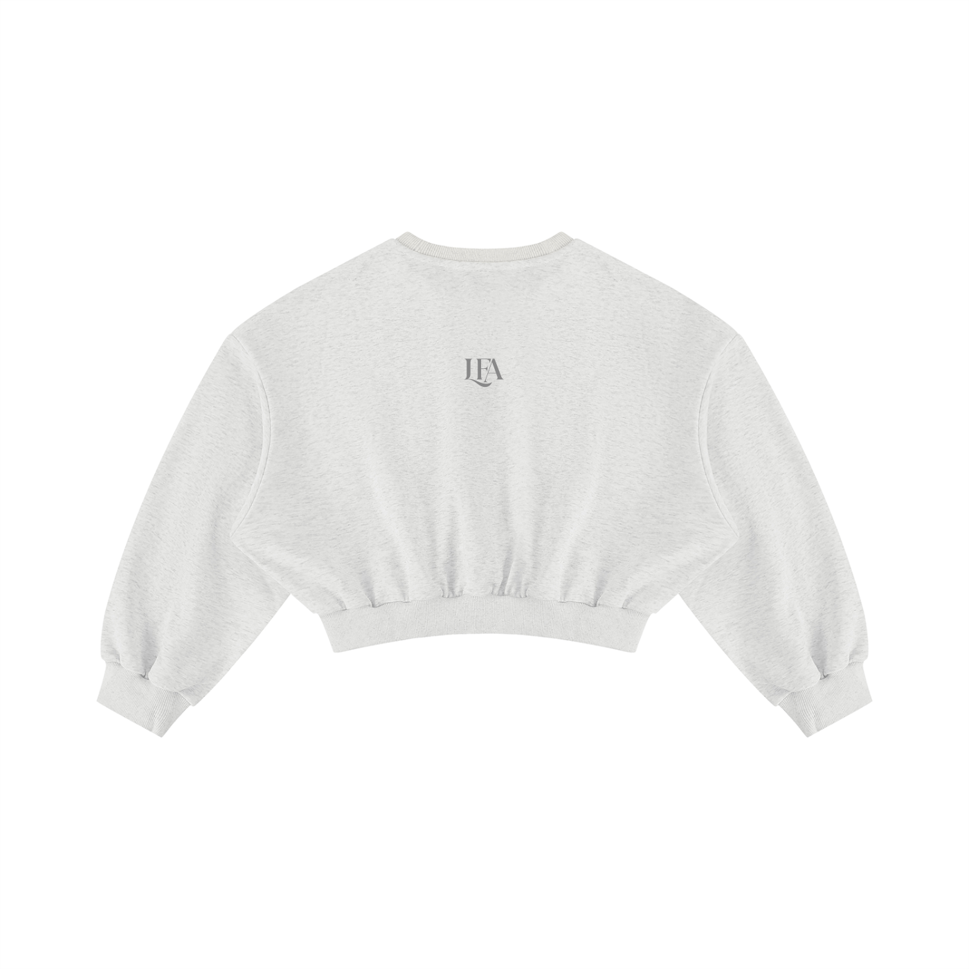 "LFA WINGS" Women's Boxy Cropped Crewneck Sweatshirt