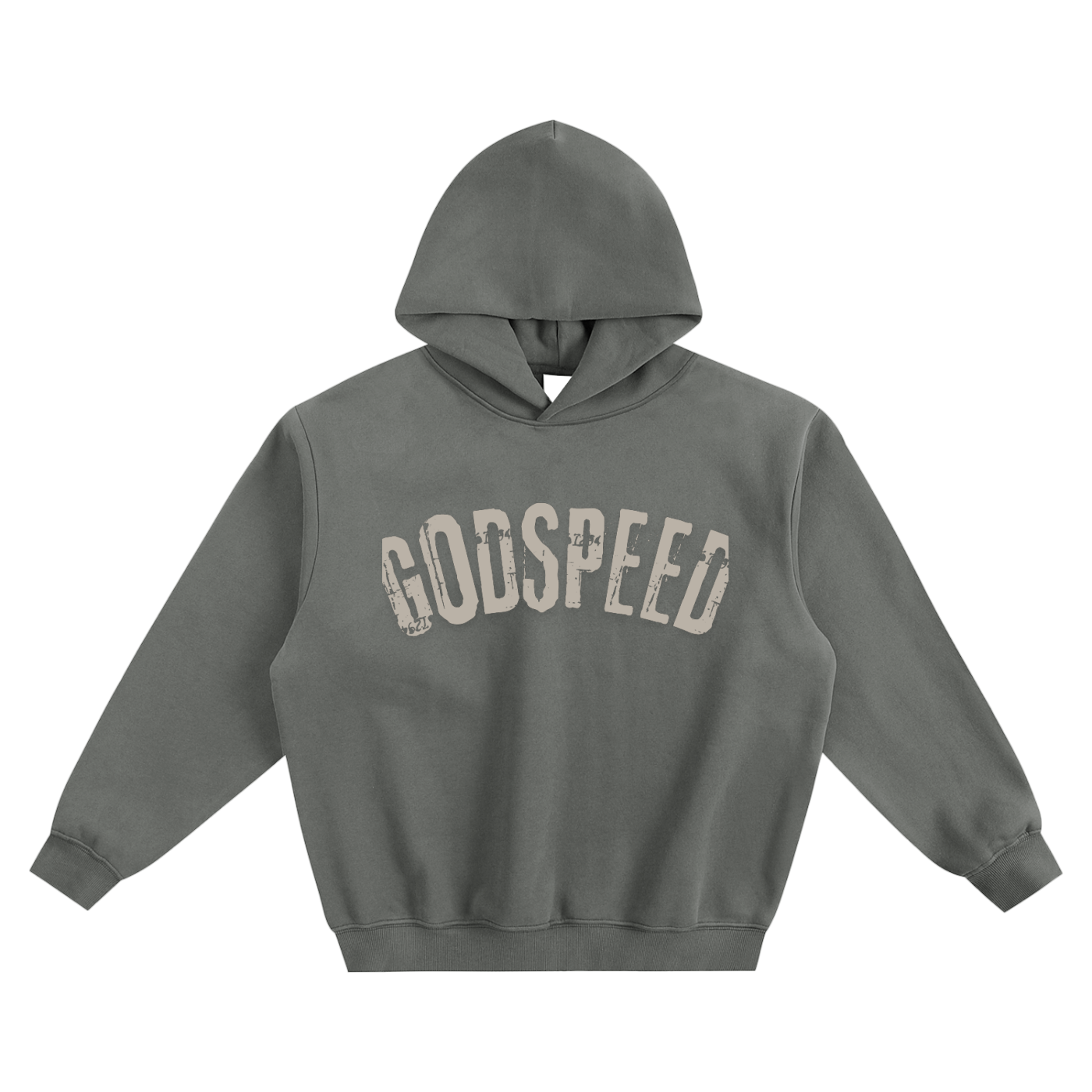 "GODSPEED" Fleeced Boxy Hoodie
