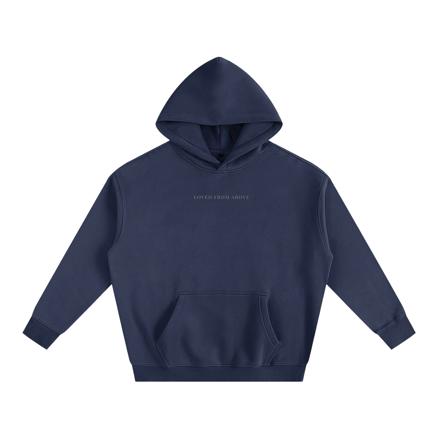 "LFA CROSS BACK" Oversize Fleeced Hoodie