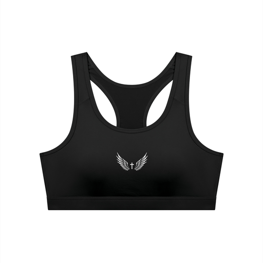 "LFA WINGS" Women's Cropped Sports Bra