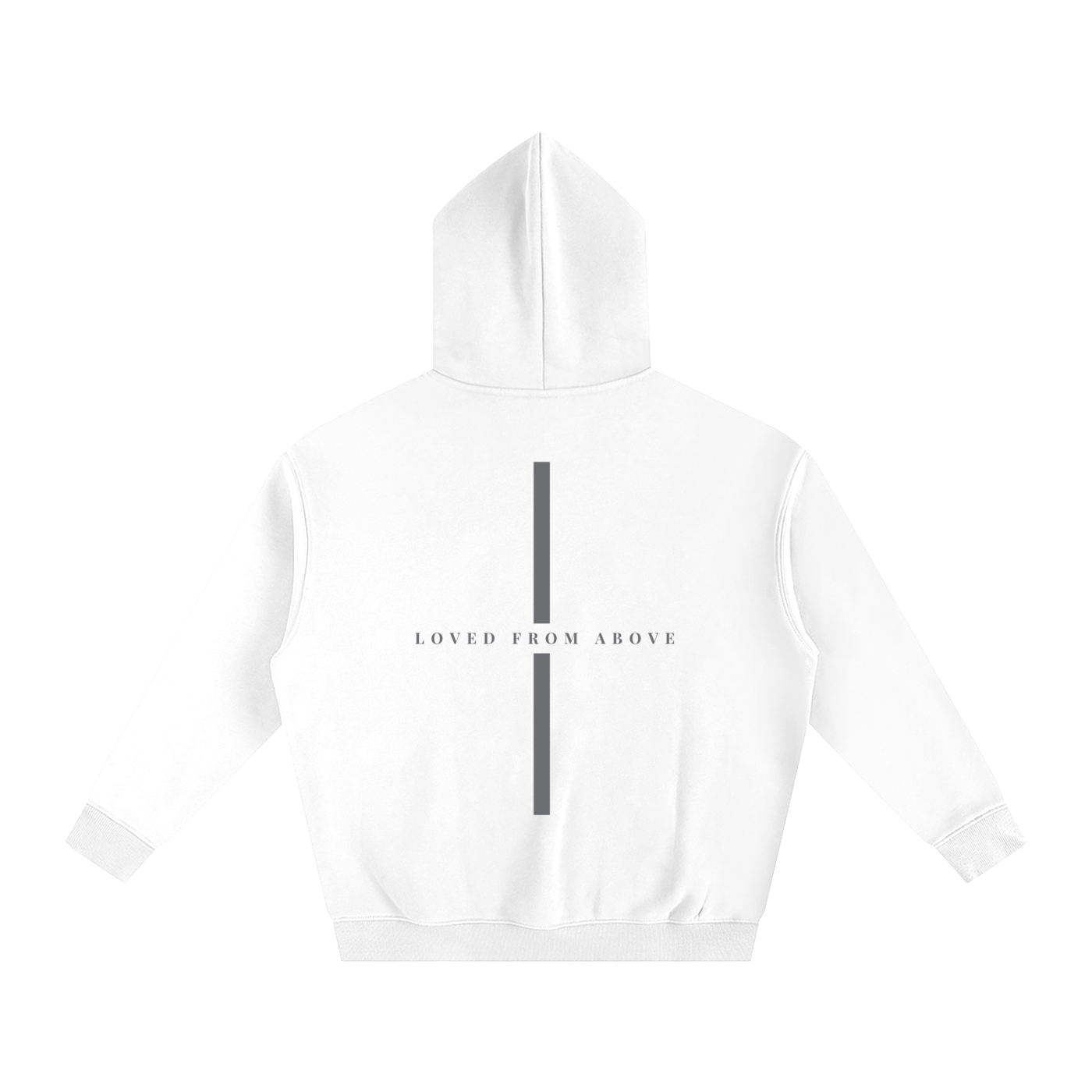"LFA CROSS BACK" Oversize Fleeced Hoodie