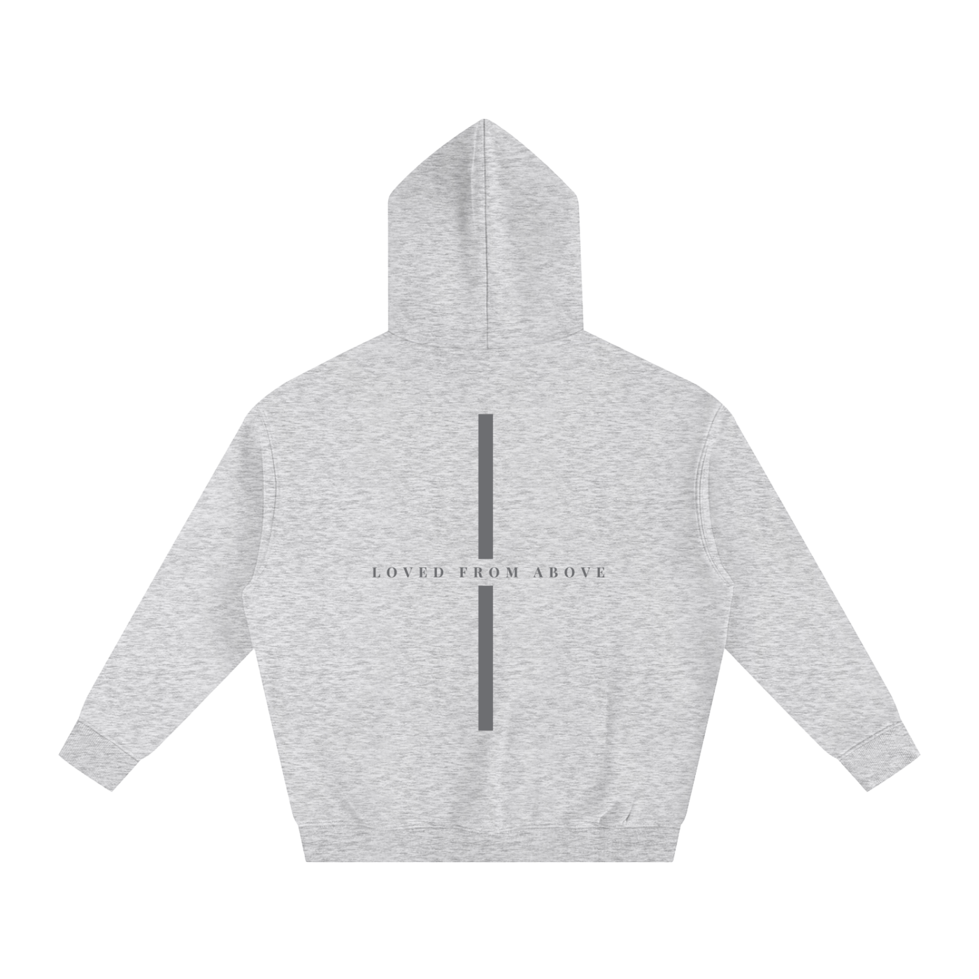 "LFA CROSS BACK" Oversize Fleeced Hoodie