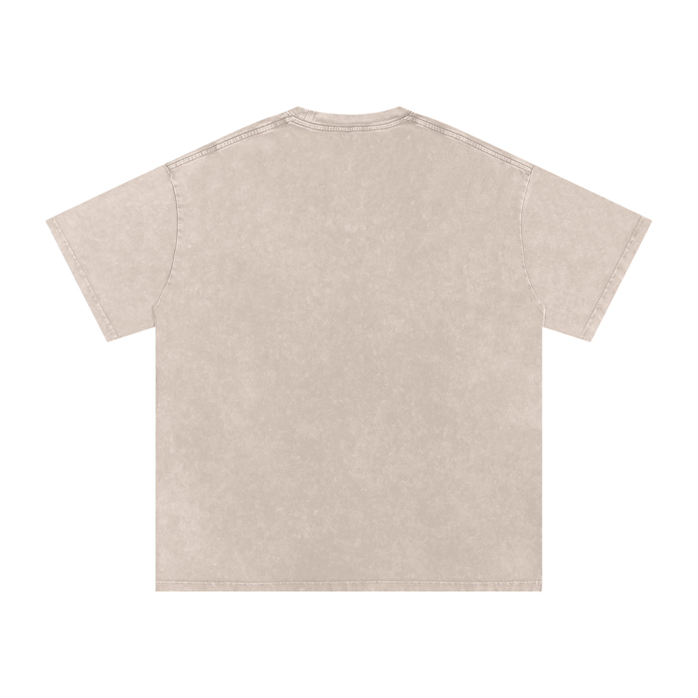 "UNASHAMED" Snow Washed Oversized Cotton T-Shirt