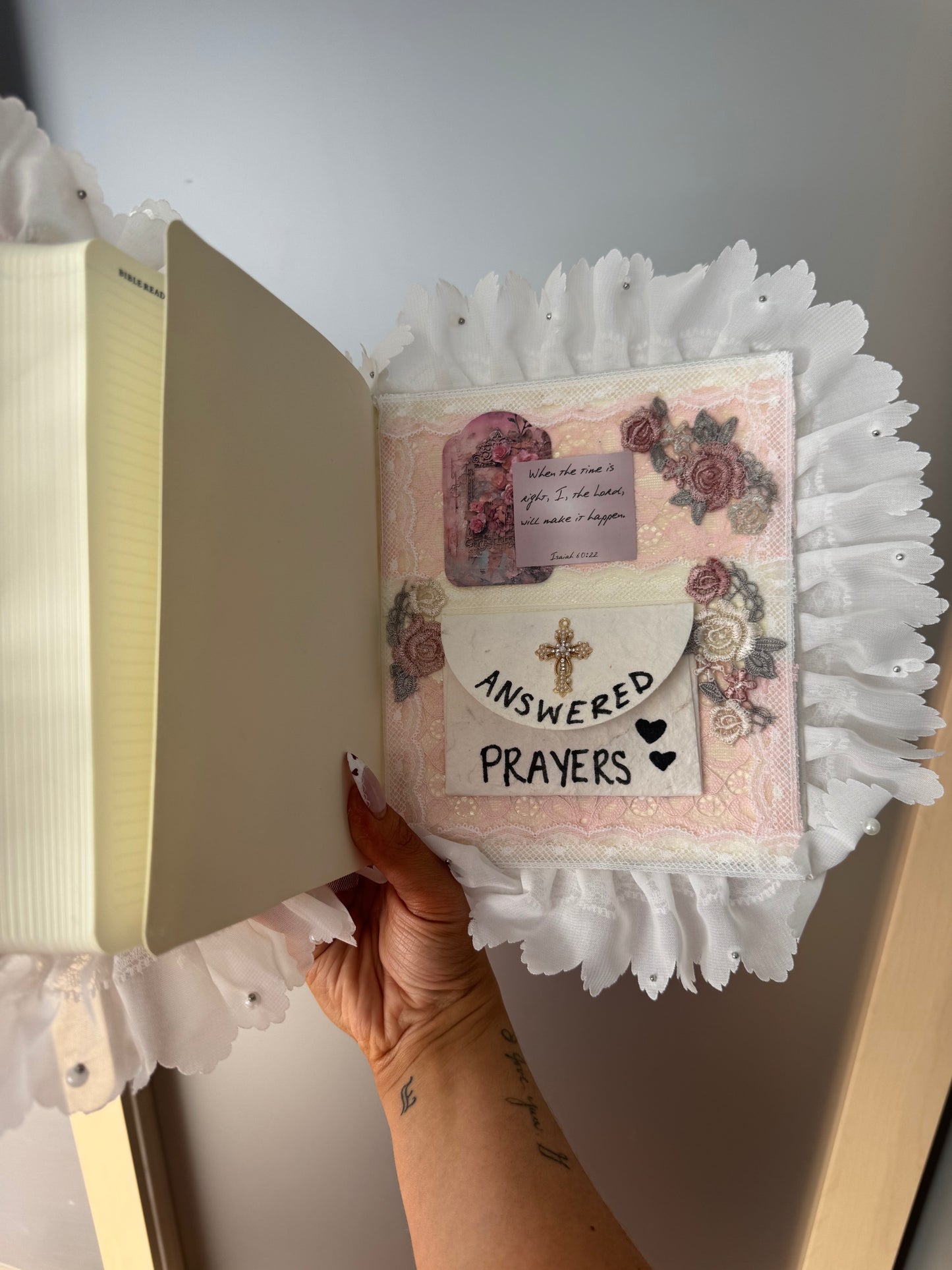 PINKS AND PEARLS CUSTOM STUDY BIBLE