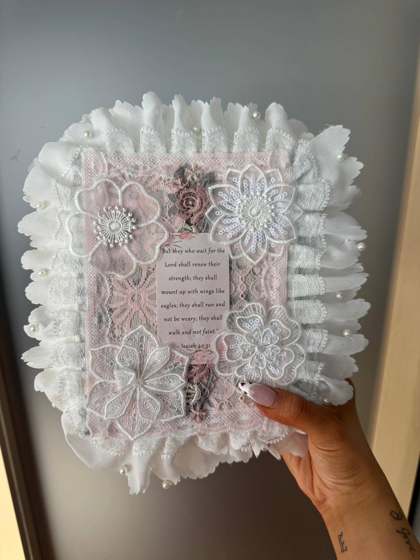 PINKS AND PEARLS CUSTOM STUDY BIBLE