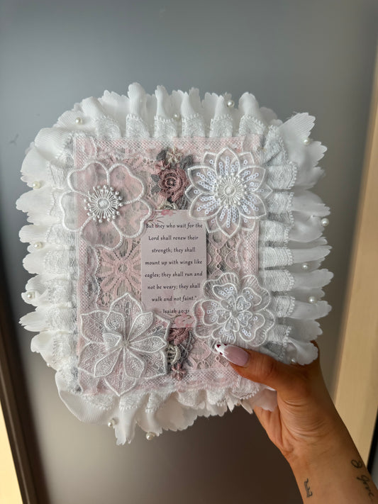 PINKS AND PEARLS CUSTOM STUDY BIBLE