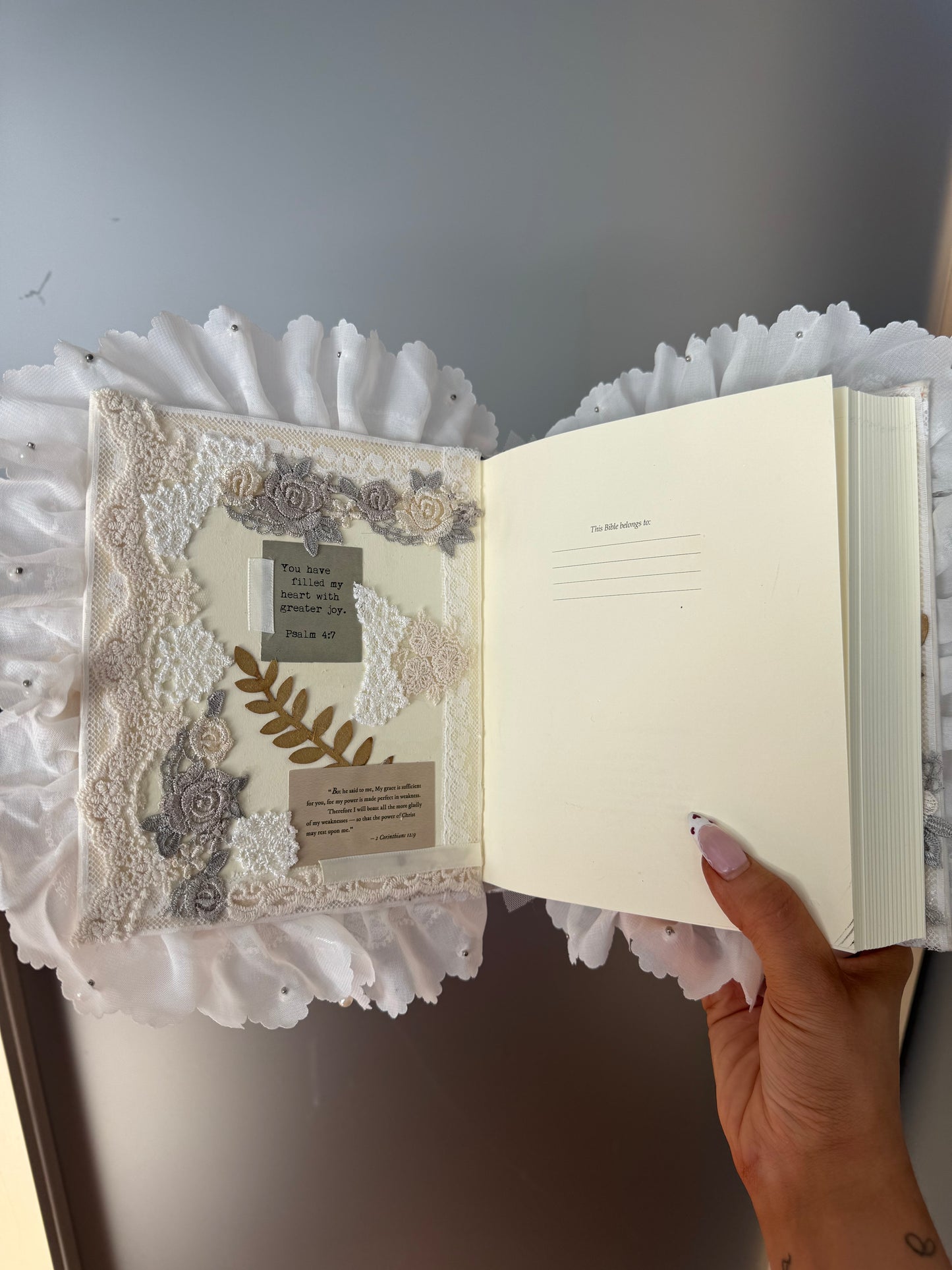 GOLDEN BLOOM CUSTOM STUDY BIBLE