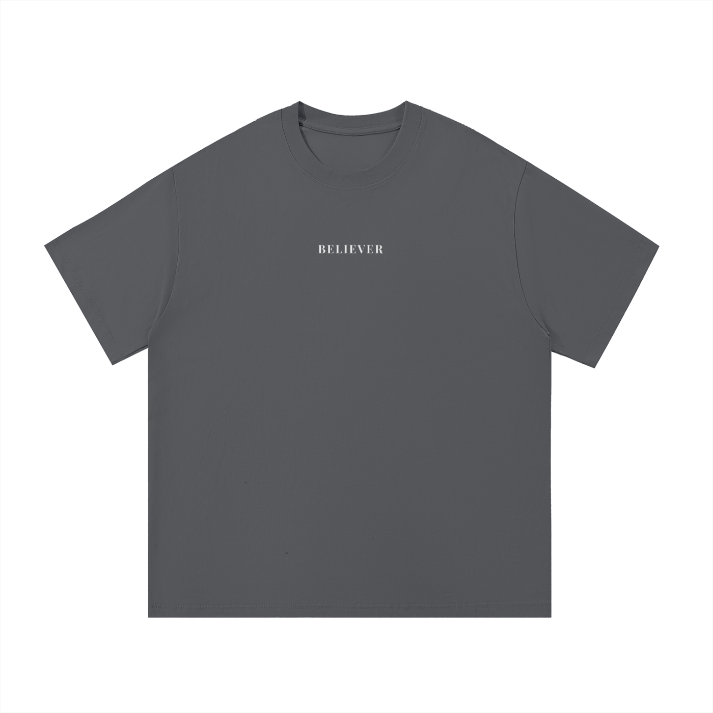 "BELIEVER" Essential Cotton T-Shirt