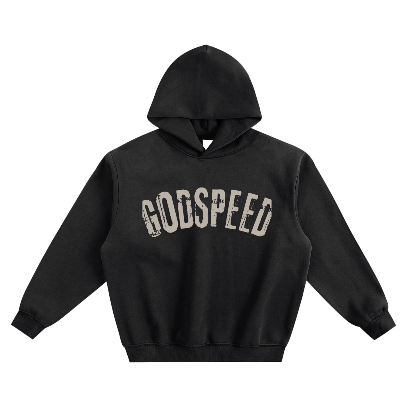 "GODSPEED" Fleeced Boxy Hoodie