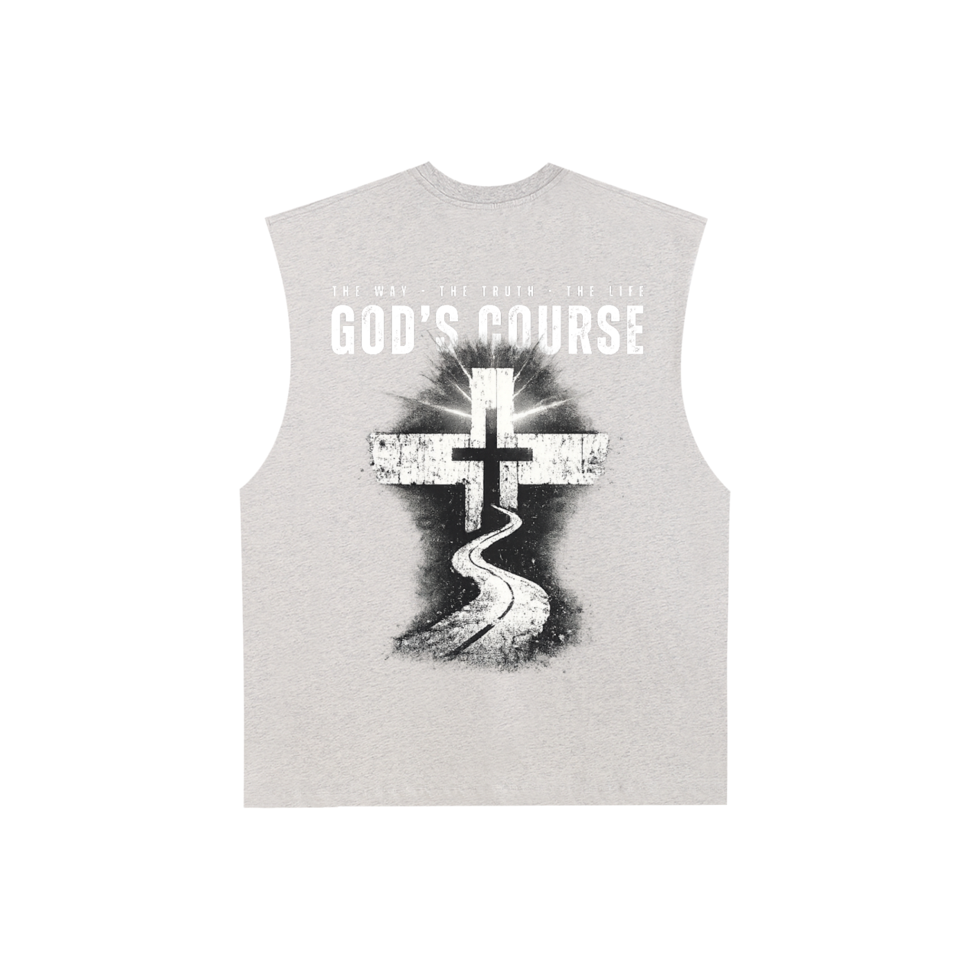 "AMEN" MENS Raw Edge Cotton Tank Top