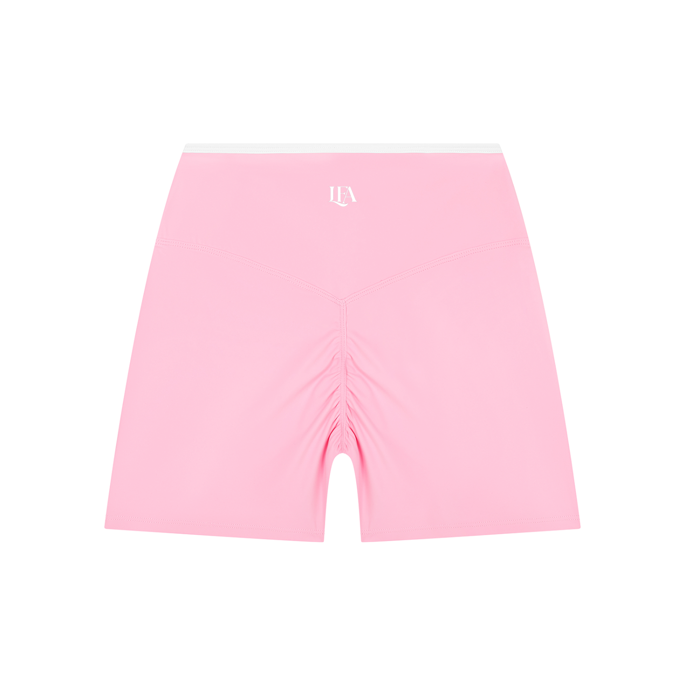 "LFA CHERUB"  Women’s High Rise Color Block Yoga Shorts